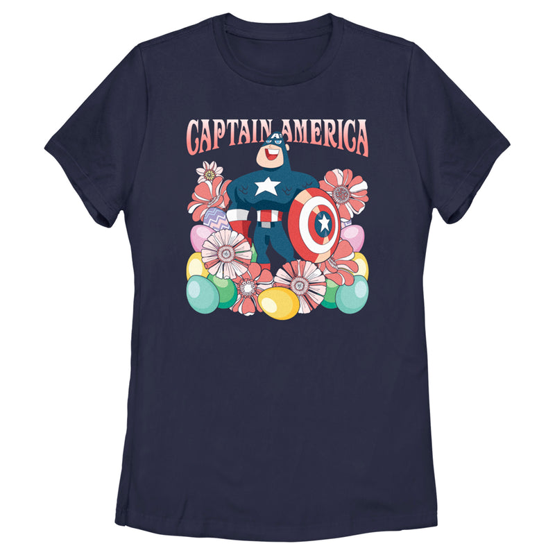 Women's Marvel Easter Egg Hunt Superhero T-Shirt