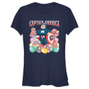 Junior's Marvel Easter Egg Hunt Superhero T-Shirt