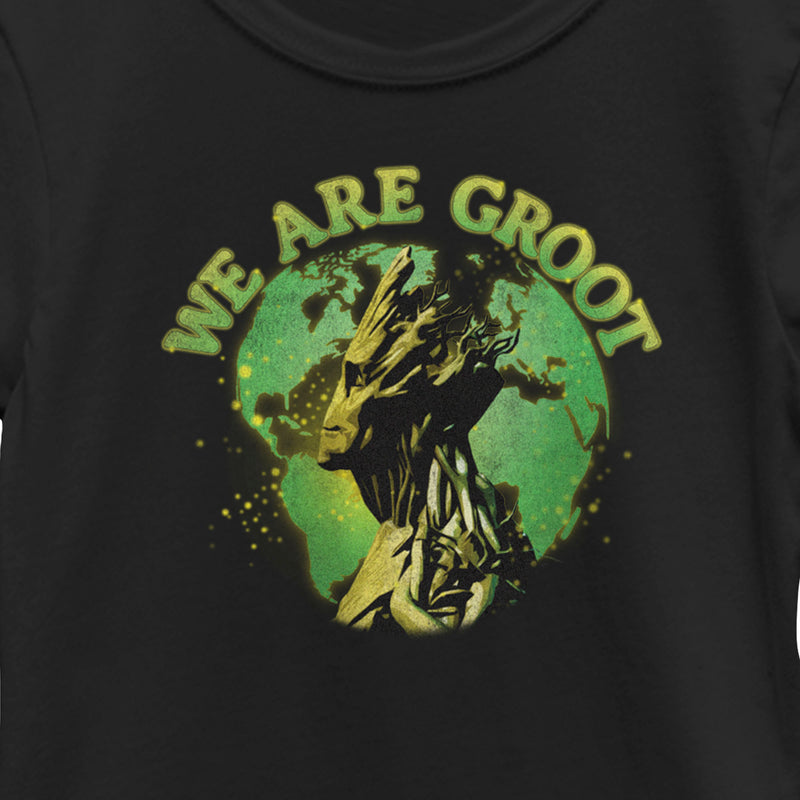 Girl's Marvel We Are Groot Side Profile T-Shirt