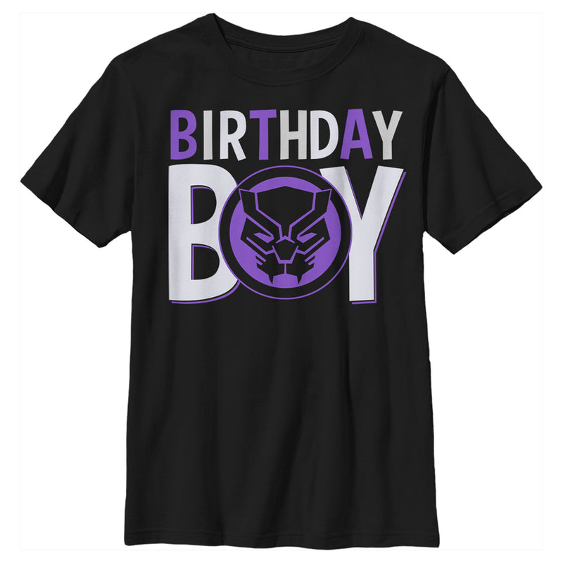 Boy's Marvel Birthday Boy Panther T-Shirt