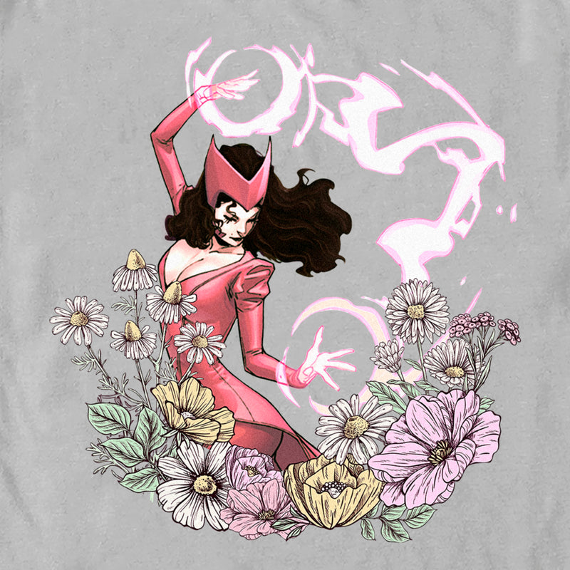 Men's Marvel Floral Scarlet Witch T-Shirt