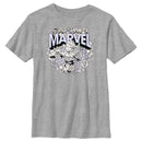 Boy's Marvel Floral Carol Danvers T-Shirt