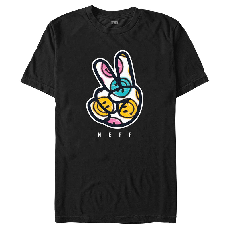 Men's NEFF Smiley Face Peace Fingers T-Shirt