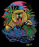 Men's NEFF Colorful Grizzly Bear Badge T-Shirt