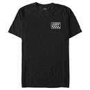 Men's NEFF Black and White Checkered Badge T-Shirt