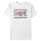 Men's NEFF Retro Pink and Blue Logo T-Shirt