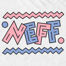 Men's NEFF Retro Pink and Blue Logo T-Shirt