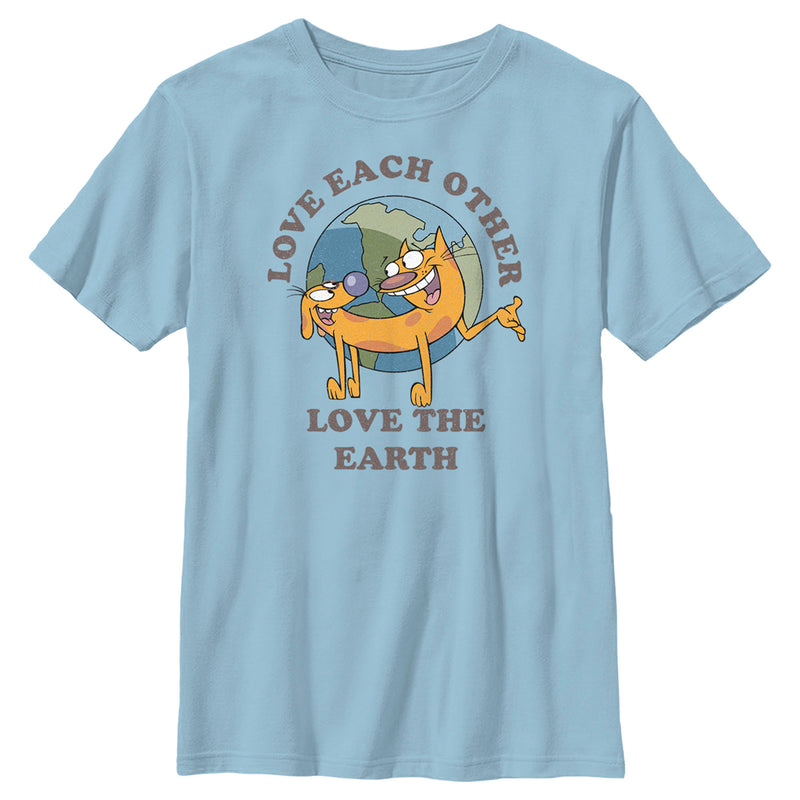 Boy's Catdog Love the Earth T-Shirt