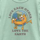 Girl's Catdog Love the Earth T-Shirt