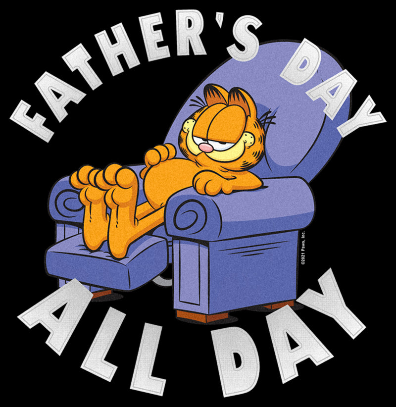 Junior's Garfield Father's Day All Day T-Shirt