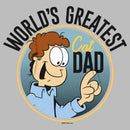 Men's Garfield World's Greatest Cat Dad Jon Arbuckle Pull Over Hoodie