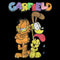 Infant's Garfield With Odie Distressed Onesie