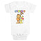 Infant's Garfield With Odie Distressed Onesie