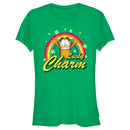 Junior's Garfield St. Patrick's Day Lucky Charm T-Shirt