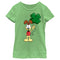 Girl's Garfield St. Patrick's Day Odie Shamrock Balloon T-Shirt