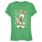 Junior's Garfield St. Patrick's Day Odie Lucky Shamrocks T-Shirt