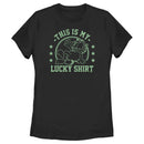 Women's Garfield St. Patrick's Day This is my Lucky Shirt T-Shirt