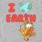 Men's Garfield I Love Earth Friends T-Shirt