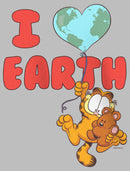 Girl's Garfield I Love Earth Friends T-Shirt