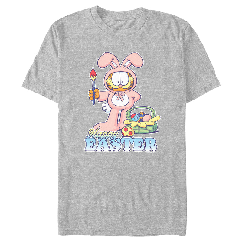 Men's Garfield Happy Easter Bunny Ears Cat T-Shirt