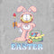 Men's Garfield Happy Easter Bunny Ears Cat T-Shirt