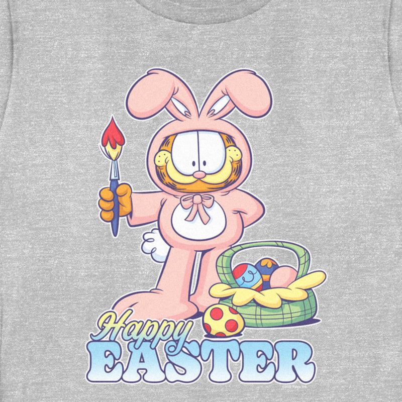 Women's Garfield Happy Easter Bunny Ears Cat T-Shirt
