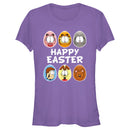 Junior's Garfield Happy Easter Egg Portraits T-Shirt