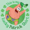 Girl's SpongeBob SquarePants St. Patrick's Day This is my Lucky Patrick Shirt T-Shirt