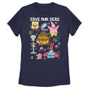 Women's SpongeBob SquarePants Save Our Seas T-Shirt