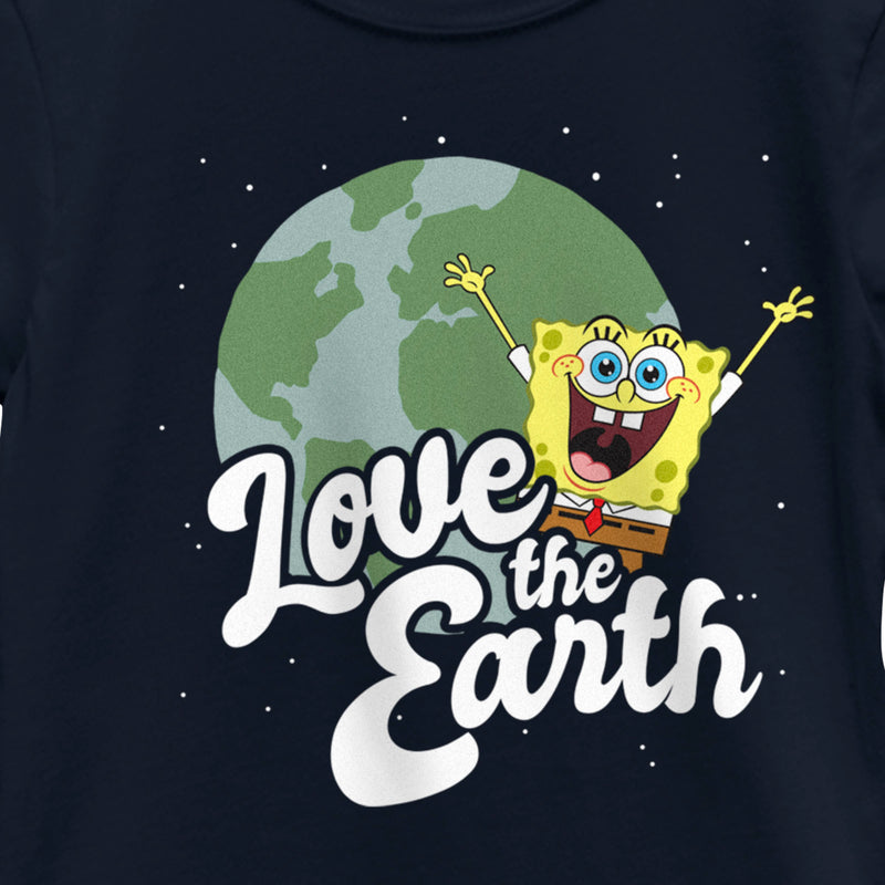 Girl's SpongeBob SquarePants Love the Earth T-Shirt