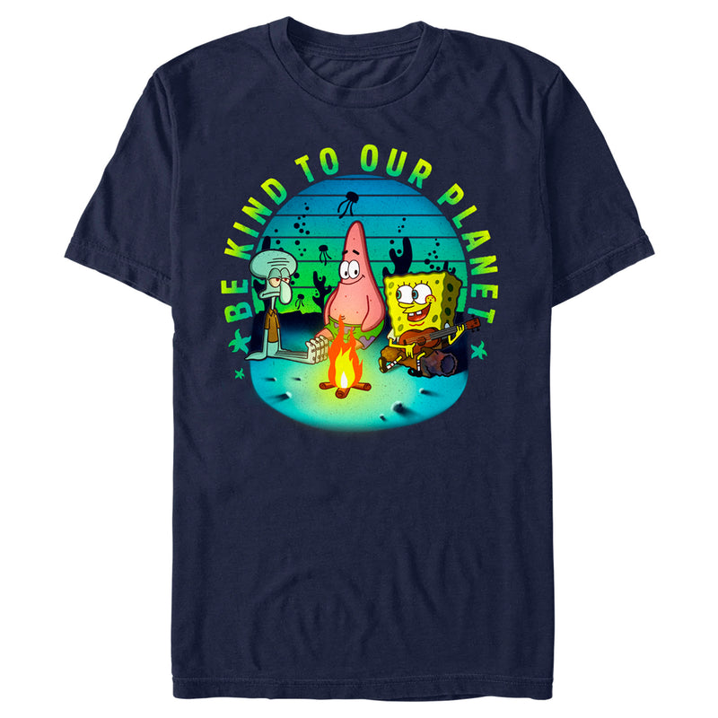 Men's SpongeBob SquarePants Be Kind to Our Planet T-Shirt