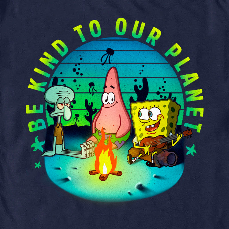 Men's SpongeBob SquarePants Be Kind to Our Planet T-Shirt