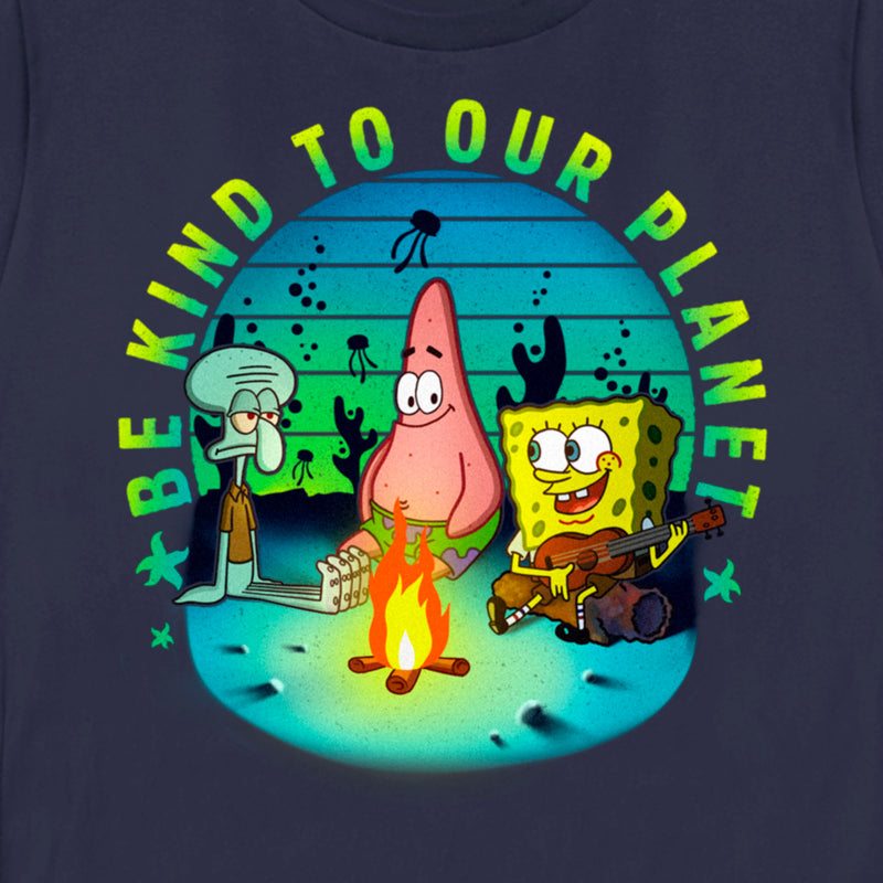 Women's SpongeBob SquarePants Be Kind to Our Planet T-Shirt