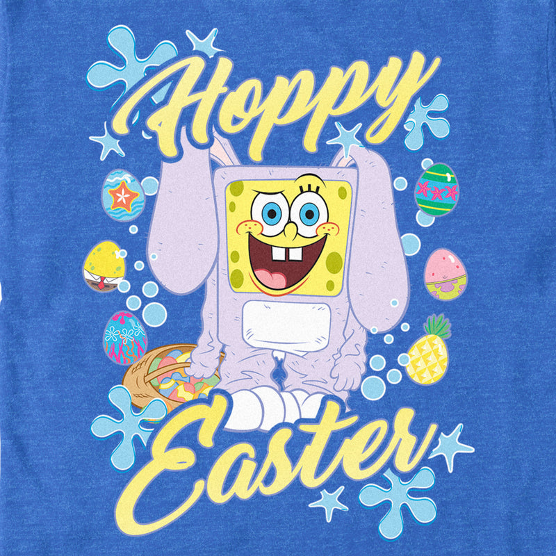 Men's SpongeBob SquarePants Colorful Hoppy Easter T-Shirt