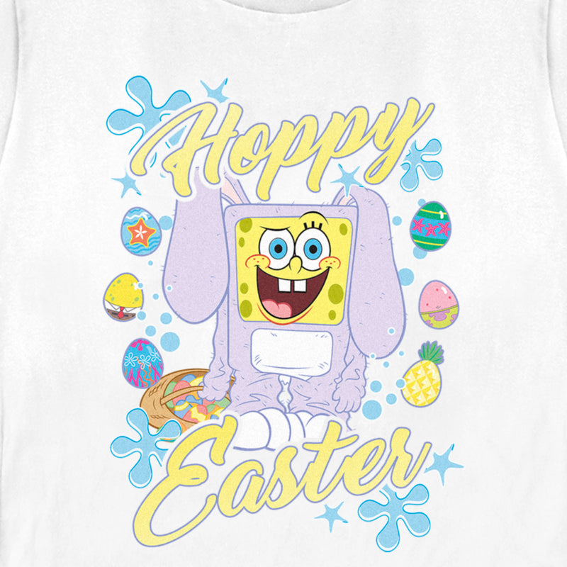 Women's SpongeBob SquarePants Colorful Hoppy Easter T-Shirt