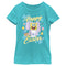 Girl's SpongeBob SquarePants Colorful Hoppy Easter T-Shirt