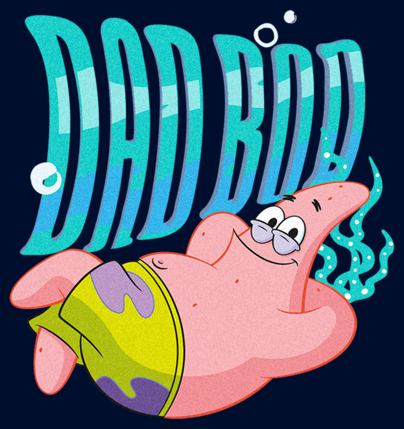 Men's SpongeBob SquarePants Patrick Dad Bod Long Sleeve Shirt