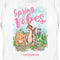 Women's The Land Before Time Spring Vibes Littlefoot and Friends T-Shirt
