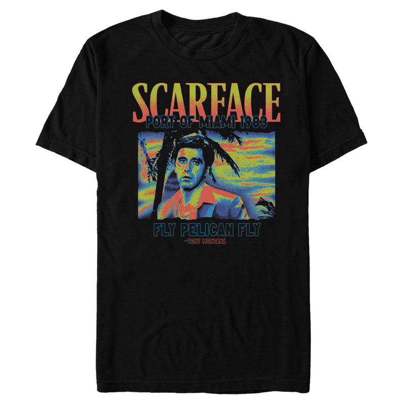Men's Scarface Fly Pelican Fly Quote T-Shirt