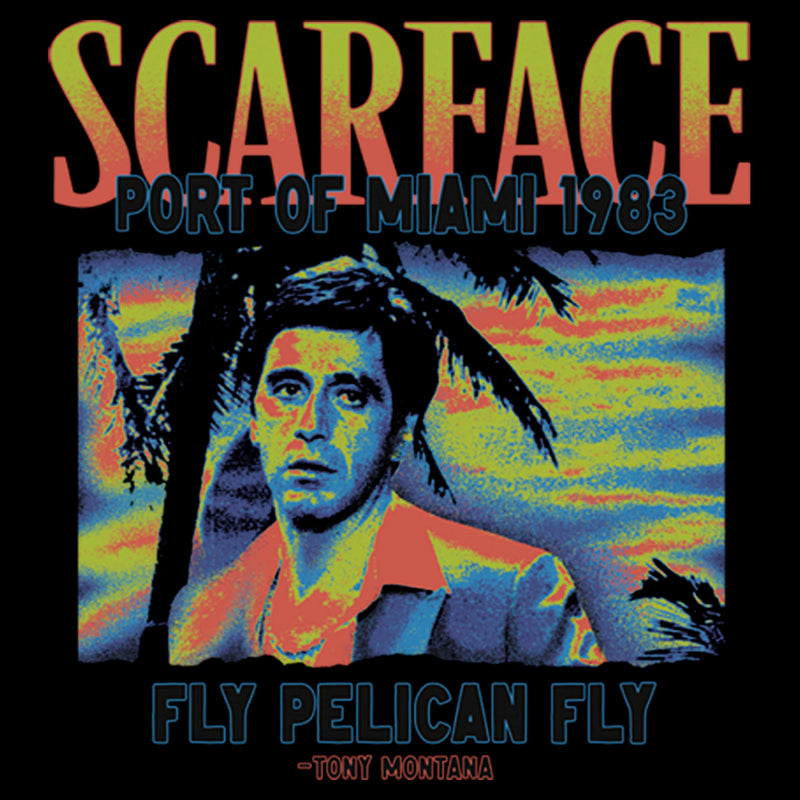 Men's Scarface Fly Pelican Fly Quote T-Shirt