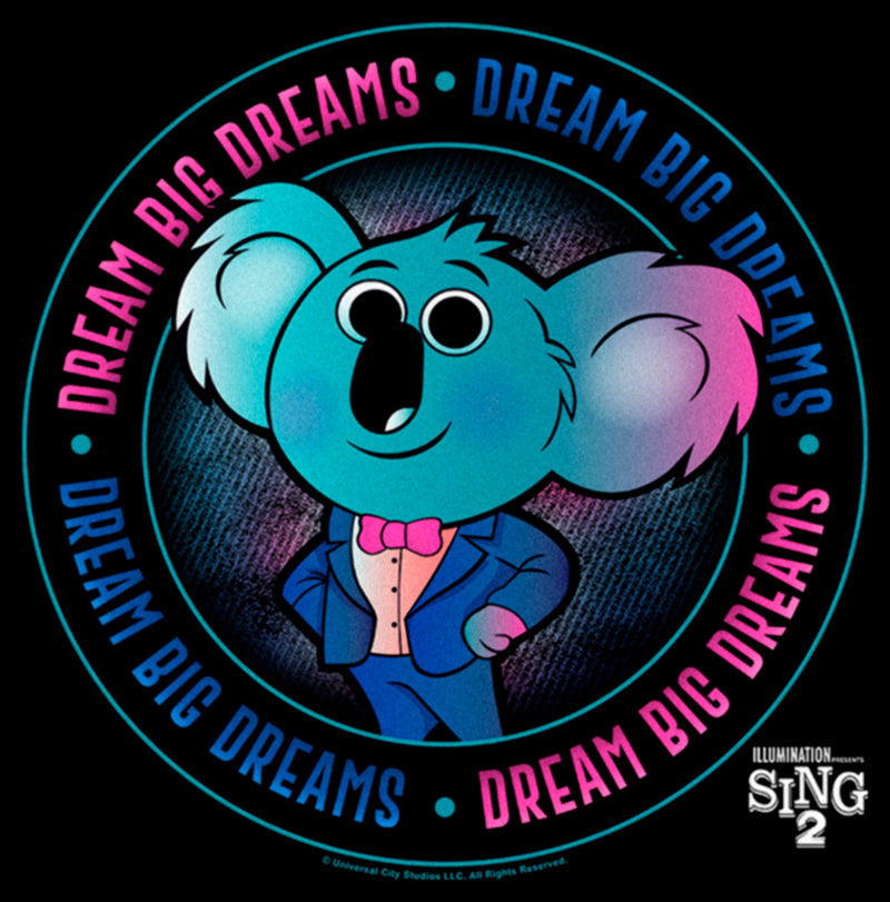 Junior's Sing 2 Buster Moon Dream Big Dreams T-Shirt