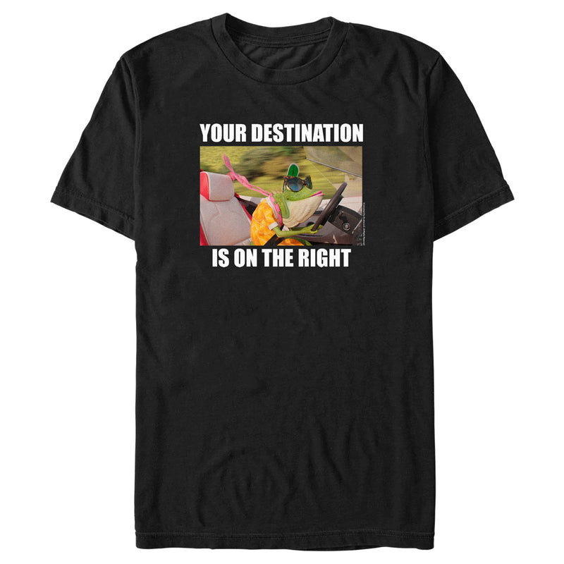 Men's Sing 2 Miss Crawly Your Destination is on the Right T-Shirt