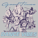 Women's Sing 2 Good Times Dance Vibes Retro Group Shot T-Shirt