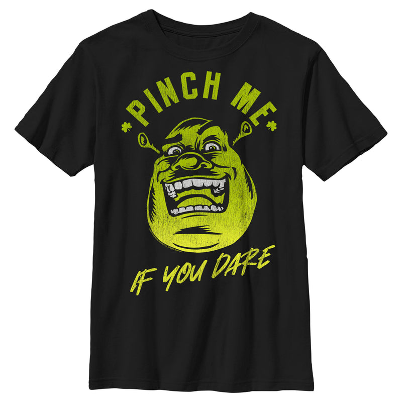 Boy's Shrek St. Patrick's Day Pinch Me if you Dare T-Shirt