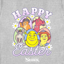 Women's Shrek Happy Easter Cartoon Portraits T-Shirt