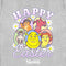 Women's Shrek Happy Easter Cartoon Portraits T-Shirt