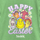 Girl's Shrek Happy Easter Cartoon Portraits T-Shirt