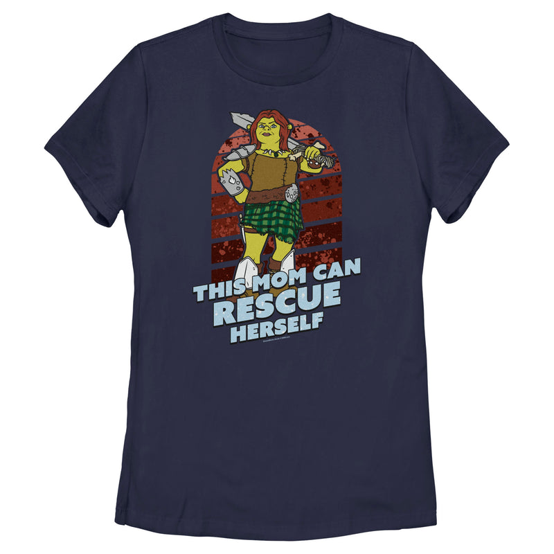 Women's Shrek This Mom Can Rescue Herself T-Shirt