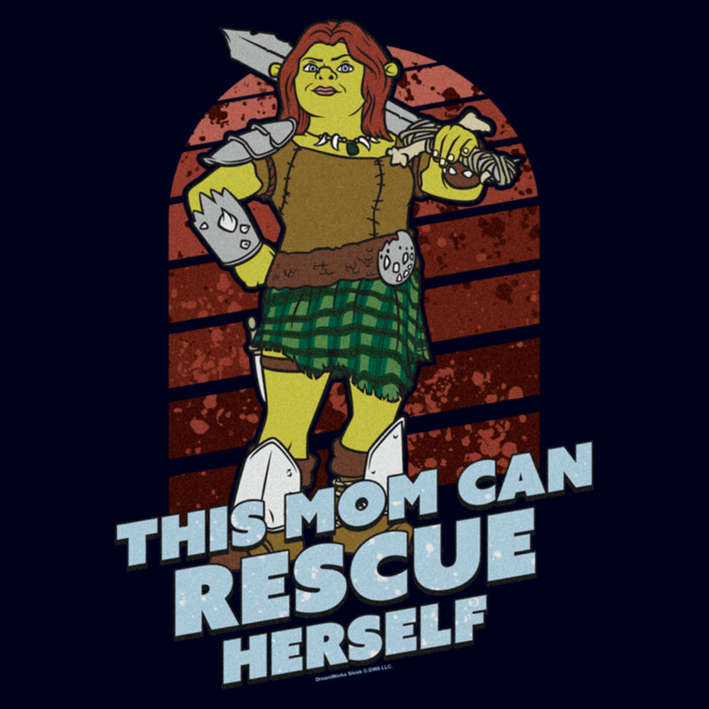 Junior's Shrek This Mom Can Rescue Herself T-Shirt