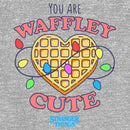 Toddler's Stranger Things You Are Waffley Cute Blue Logo T-Shirt